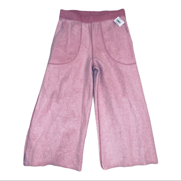 NWT Free People Yes They’re That Soft Pants -Pink - Picture 2 of 9